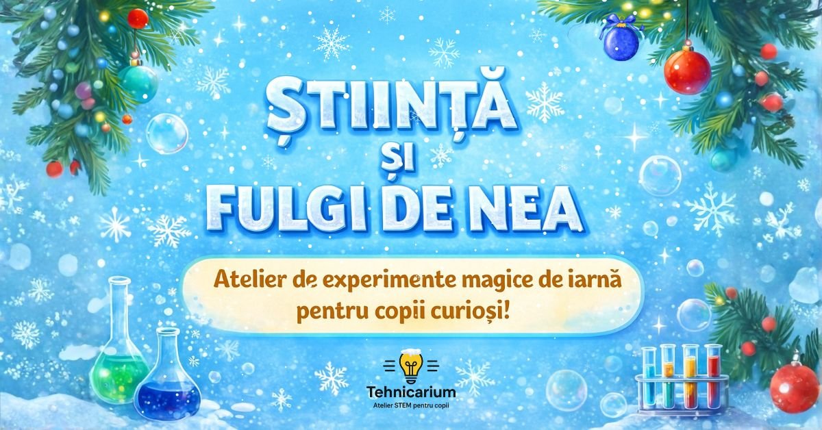 Știință și fulgi de nea – Atelier STEM de iarnă