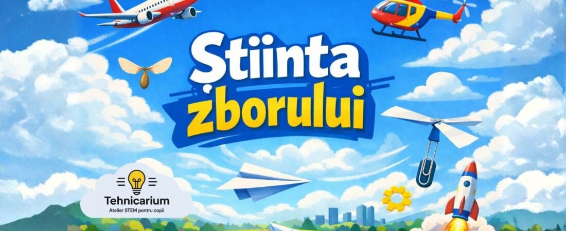 Știința zborului – Atelier STEM pentru micii exploratori ai aerului