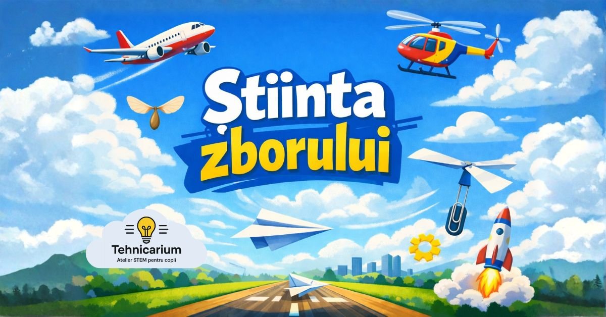 Știința zborului – Atelier STEM pentru micii exploratori ai aerului