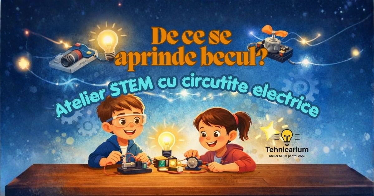 De ce se aprinde becul? – Atelier STEM cu circutite electrice