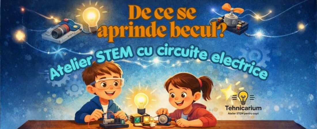 De ce se aprinde becul? – Atelier STEM cu circuite electrice